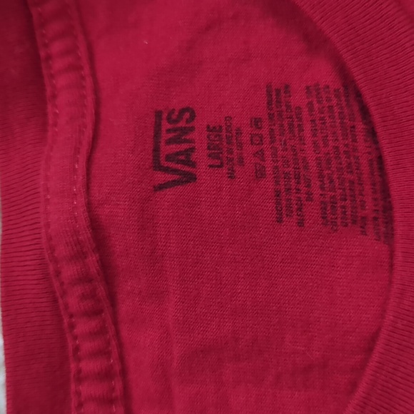 Men's Van Short Sleeve Tee Size Large - Picture 2 of 2